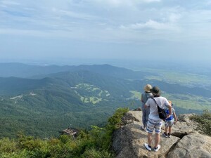 筑波山山頂から　北側を撮影